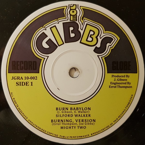 Sylford Walker : Burn Babylon Sylford Walker : Burn Babylon | Maxis / 12inch / 10inch | Oldies / Classics