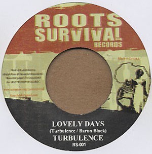 Turbulence : Lovely Days | Single / 7inch / 45T  |  Dancehall / Nu-roots