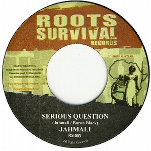 Jahmali : Serious Question Jahmali : Serious Question | Single / 7inch / 45T | Dancehall / Nu-roots