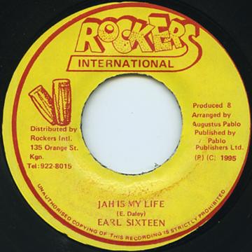 Earl Sixteen : Jah Is My Life | Single / 7inch / 45T  |  Collectors