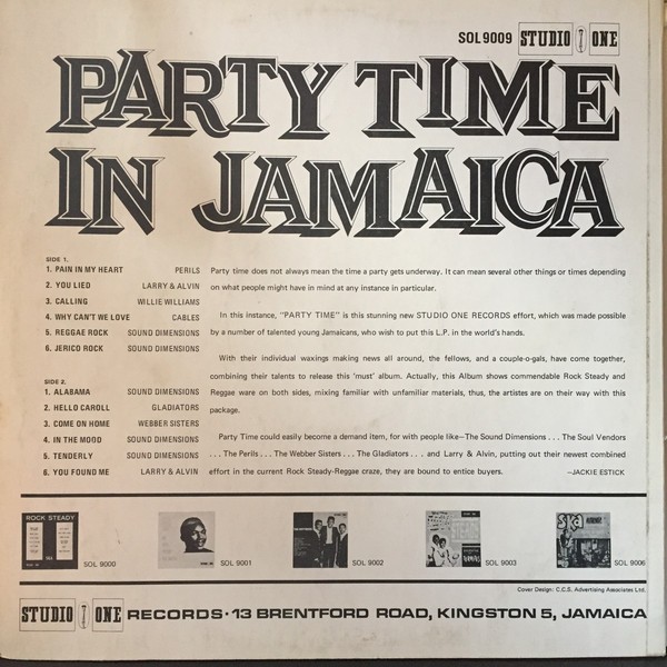 Various : Party Time In Jamaica Various : Party Time In Jamaica | LP / 33T | Oldies / Classics