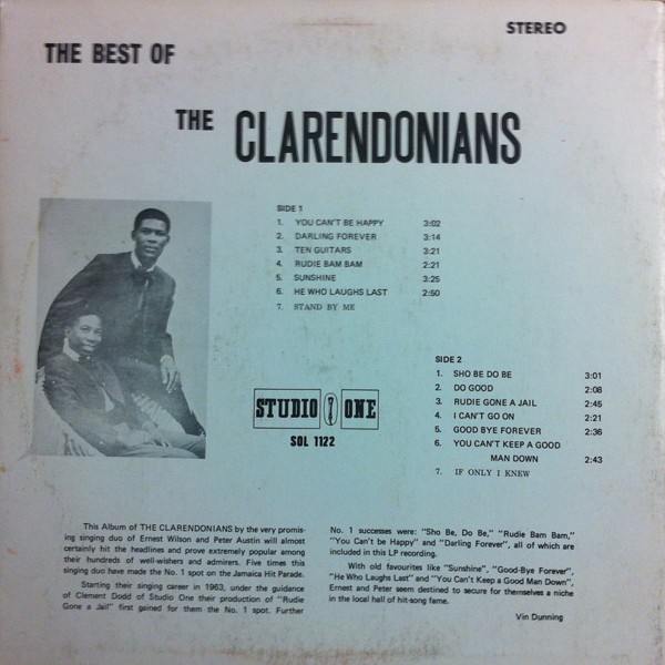 The Clarendonians : The Best Of The Clarendonians The Clarendonians : The Best Of The Clarendonians | LP / 33T | Oldies / Classics