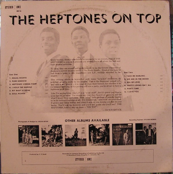 The Heptones : OneTop The Heptones : OneTop | LP / 33T | Oldies / Classics
