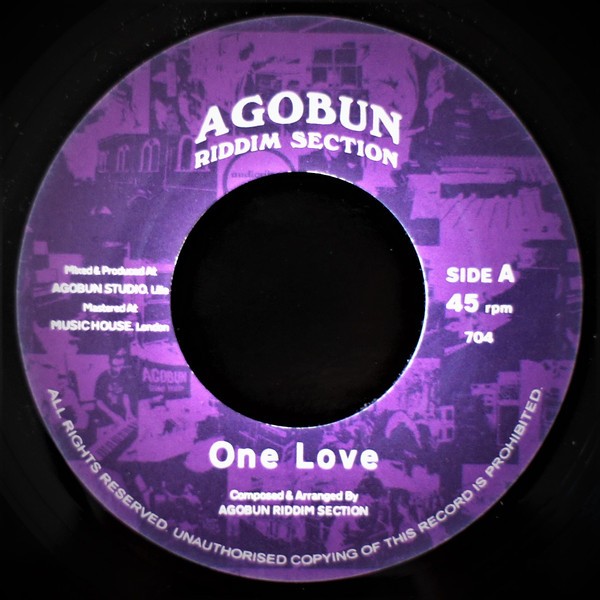 Agobun Riddim Section : One Love | Single / 7inch / 45T  |  UK