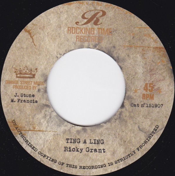 Ricky Grant : Ting A Ling | Single / 7inch / 45T  |  Oldies / Classics