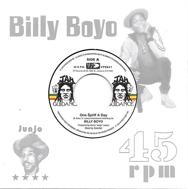Billy Boyo : One Spliff A Day | Single / 7inch / 45T  |  Oldies / Classics