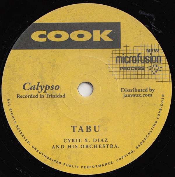 Cyril X. Diaz And His Orchestra : Tabu | Single / 7inch / 45T  |  Oldies / Classics