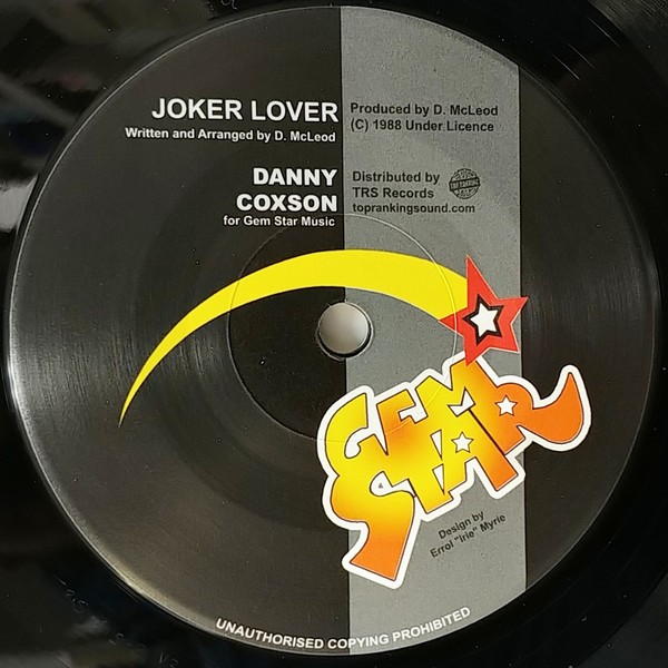 Danny Coxson : Joker Lover | Single / 7inch / 45T  |  Dancehall / Nu-roots
