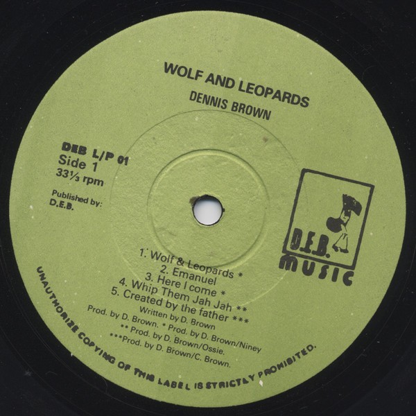 Dennis Brown : Wolf & Leopards Dennis Brown : Wolf & Leopards | LP / 33T | Oldies / Classics