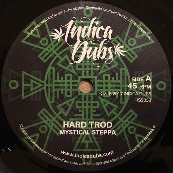 Mystical Steppa : Hard Trod | Single / 7inch / 45T  |  UK