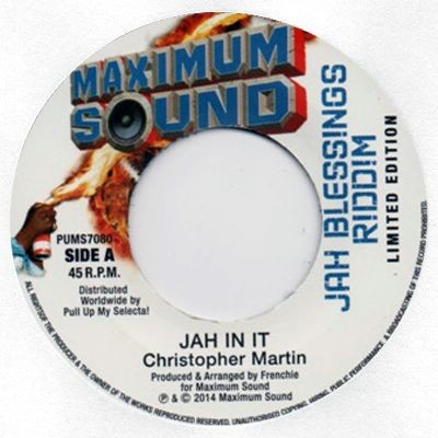 Christopher Martin : Jah In It | Single / 7inch / 45T  |  Dancehall / Nu-roots