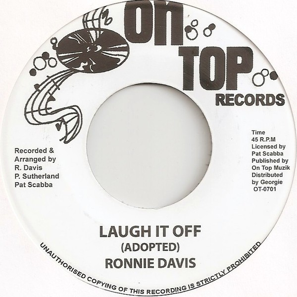 Ronnie Davis : Laugh It Off | Single / 7inch / 45T  |  Oldies / Classics