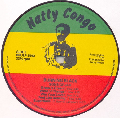 Sons Of Jah : Burning Black Sons Of Jah : Burning Black | LP / 33T | Oldies / Classics