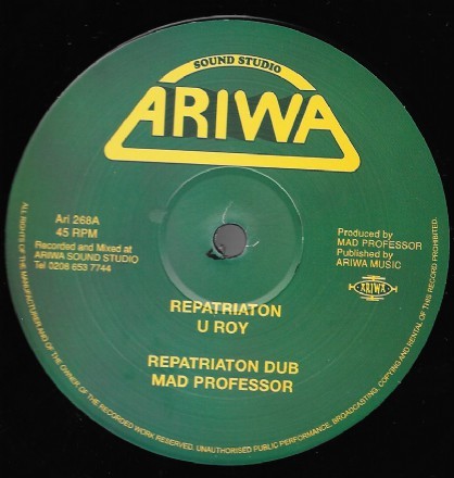 U-Roy : Repatriation | Maxis / 12inch / 10inch  |  UK