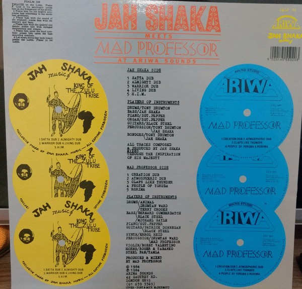 Jah Shaka Meets Mad Professor : At Ariwa Sounds | LP / 33T  |  UK