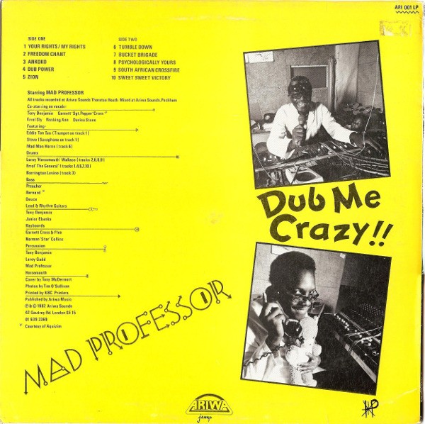 Mad Professor : Dub Me Crazy | LP / 33T  |  UK