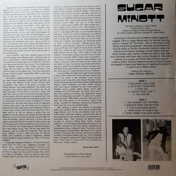 Sugar Minott : The Leader For The Pack | LP / 33T  |  Oldies / Classics