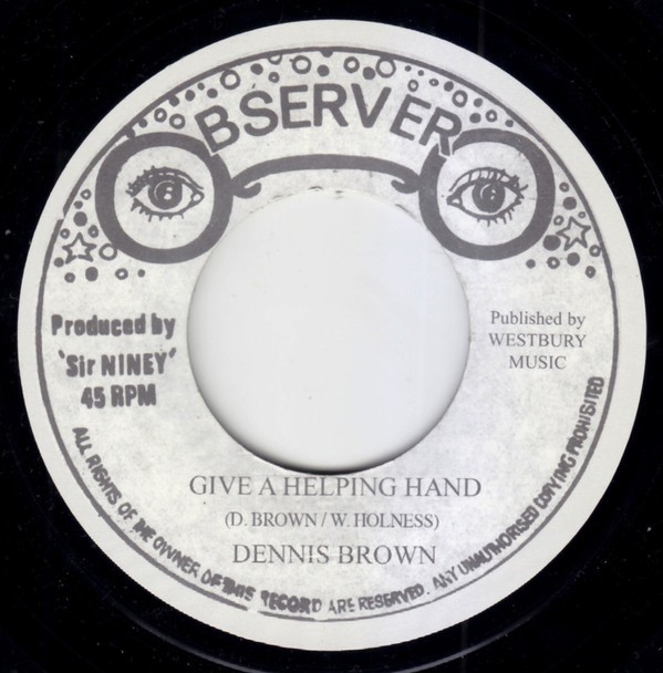 Dennis Brown : Give A Helping Hand | Single / 7inch / 45T  |  Oldies / Classics