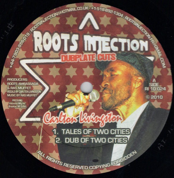 Carlton Livingston : Tales Of Two Cities | Maxis / 12inch / 10inch  |  Dancehall / Nu-roots