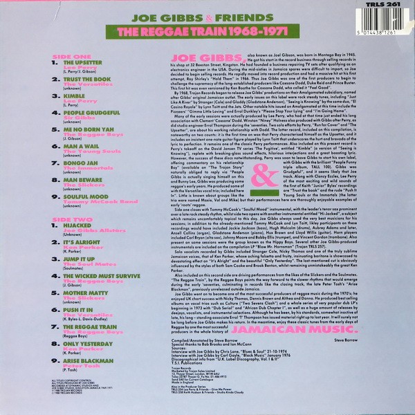 Various : Joe Gibbs And Friends - The Reggae Train Various : Joe Gibbs And Friends - The Reggae Train | LP / 33T | Oldies / Classics
