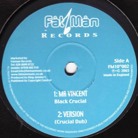 Black Crucial : Mr Vincent Black Crucial : Mr Vincent | Maxis / 12inch / 10inch | Oldies / Classics