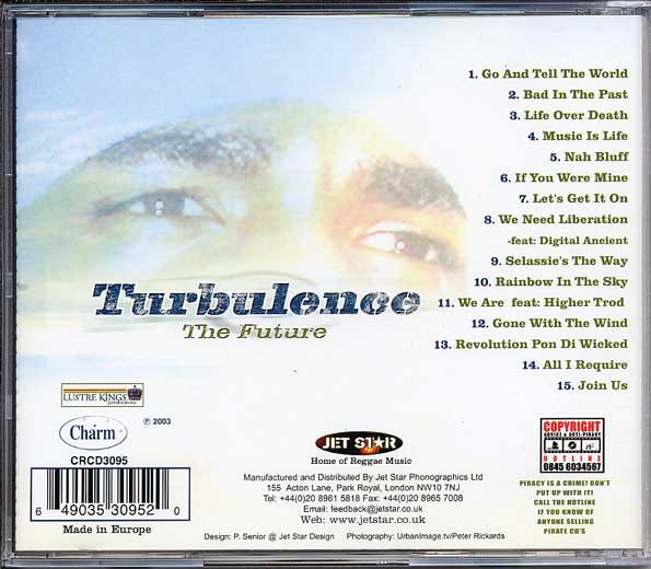 Turbulence : The Future | LP / 33T  |  Dancehall / Nu-roots