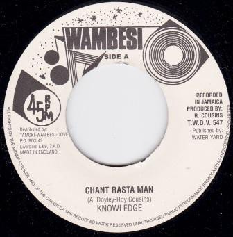 Knowledge : Chant Rasta Man | Single / 7inch / 45T  |  Oldies / Classics