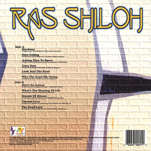 Ras Shiloh : Listen Well Ras Shiloh : Listen Well | LP / 33T | Dancehall / Nu-roots