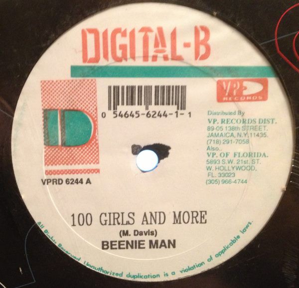Beenie Man : 100 Girls And More