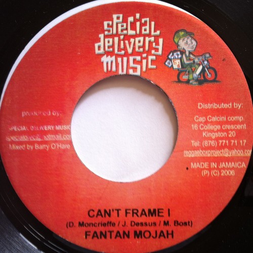 Fantan Mojah : Can't Frame I | Single / 7inch / 45T  |  Dancehall / Nu-roots