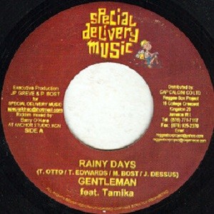 Gentleman : Rainy Days | Single / 7inch / 45T  |  Dancehall / Nu-roots