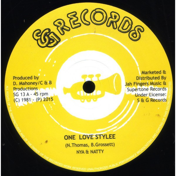 Nya & Natty : One Love Stylee | Maxis / 12inch / 10inch  |  UK