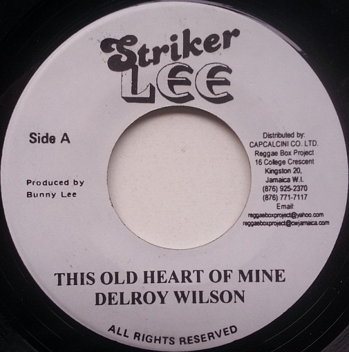 Delroy Wilson : This Old Heart Of Mine | Single / 7inch / 45T  |  Oldies / Classics