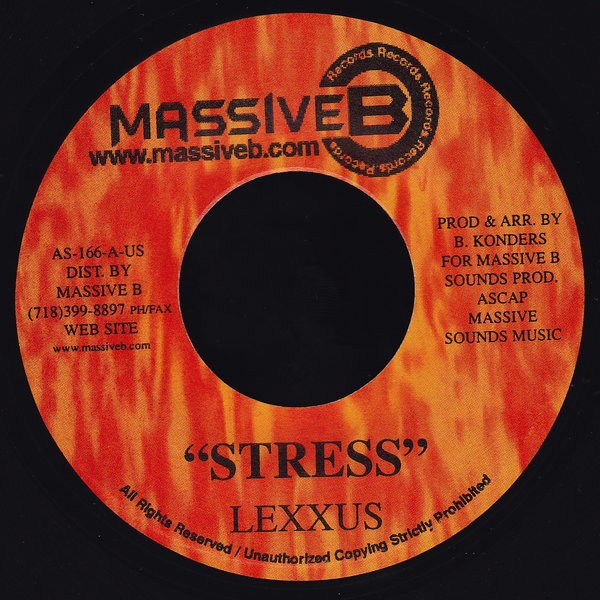 Lexxus : Stress | Single / 7inch / 45T  |  Dancehall / Nu-roots