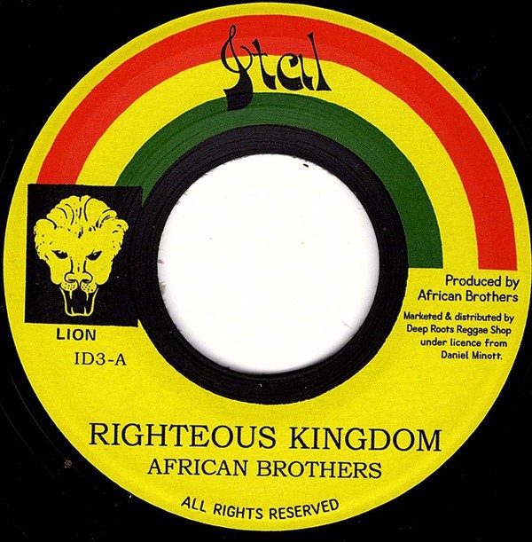 African Brothers : Righteous Kingdom | Single / 7inch / 45T  |  Oldies / Classics