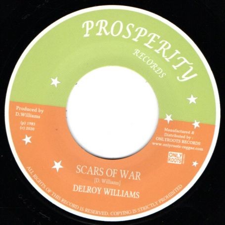 Delroy Williams : Scars Of War | Single / 7inch / 45T  |  Oldies / Classics