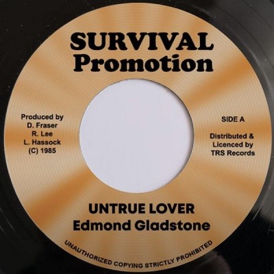 Edmond Gladston : Untrue Lover | Single / 7inch / 45T  |  Oldies / Classics