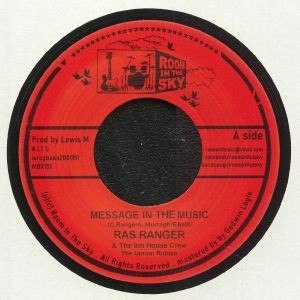 Ras Ranger : Message In The Music | Single / 7inch / 45T  |  Dancehall / Nu-roots