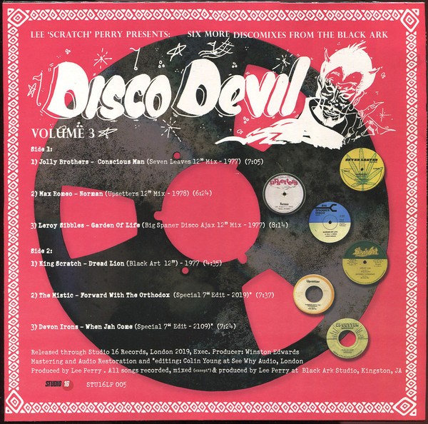 Lee Perry : Disco Devil Vol. 3 (5 More Classic Discomixes From The Black Ark Studio 1977-9) | LP / 33T  |  Oldies / Classics