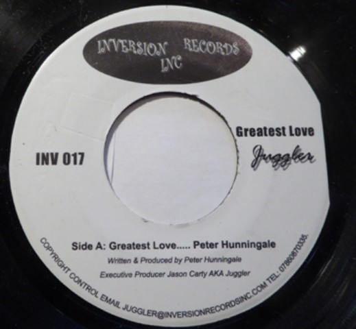 Peter Hunningale : Greatest Love | Single / 7inch / 45T  |  Dancehall / Nu-roots