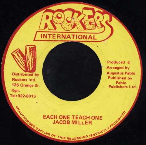 Jacob Miller : Each One Teach One | Single / 7inch / 45T  |  Oldies / Classics