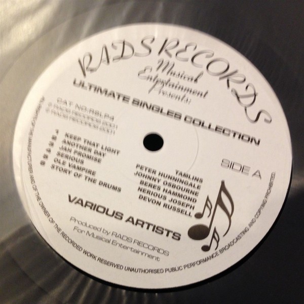 Various : Rads Records Presents Ultimate Single Collection Various : Rads Records Presents Ultimate Single Collection | LP / 33T | Oldies / Classics