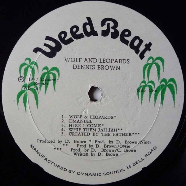 Dennis Brown : Wolf & Leopards Dennis Brown : Wolf & Leopards | LP / 33T  |  Oldies / Classics