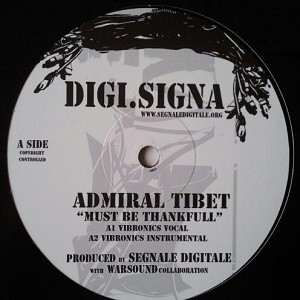 Admiral Tibet : Must Be Thankfull ( White ) | Maxis / 12inch / 10inch  |  UK