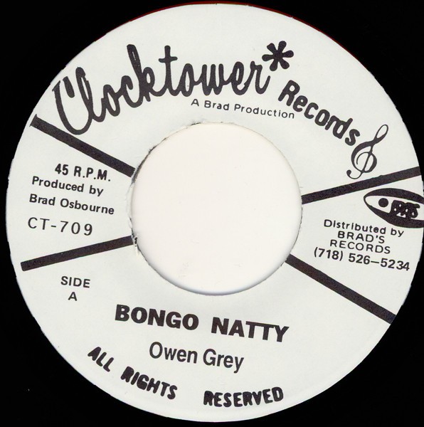 Owen Grey : Bongo Natty | Single / 7inch / 45T  |  Oldies / Classics