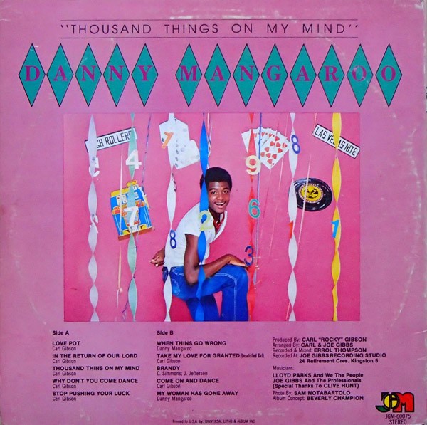 Danny Mangaroo : Thousand Things On My Mind | LP / 33T  |  Collectors