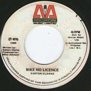 Easton Clarke : Bike No License | Single / 7inch / 45T  |  Oldies / Classics