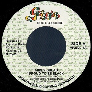 Mikey Dread : Proud To Be Black | Single / 7inch / 45T  |  Oldies / Classics
