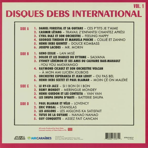 Various : Disques Debs International Volume 1 (An Island Story: Biguine, Afro Latin & Musique Antillaise 1960-1972) Various : Disques Debs International Volume 1 (An Island Story: Biguine, Afro Latin & Musique Antillaise 1960-1972) | LP / 33T | Afro / Funk / Latin