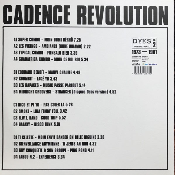 Various : Disques Debs International Vol 2 (Cadence Revolution 1973-1981) Various : Disques Debs International Vol 2 (Cadence Revolution 1973-1981) | LP / 33T | Afro / Funk / Latin